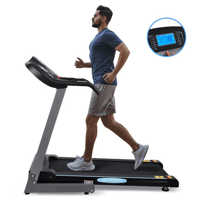 2.5 HP Treadmills for Home with 12 Levels Auto Incline, 8.5 Mph Speed 15 Preset Program, 220Lbs Max Weight